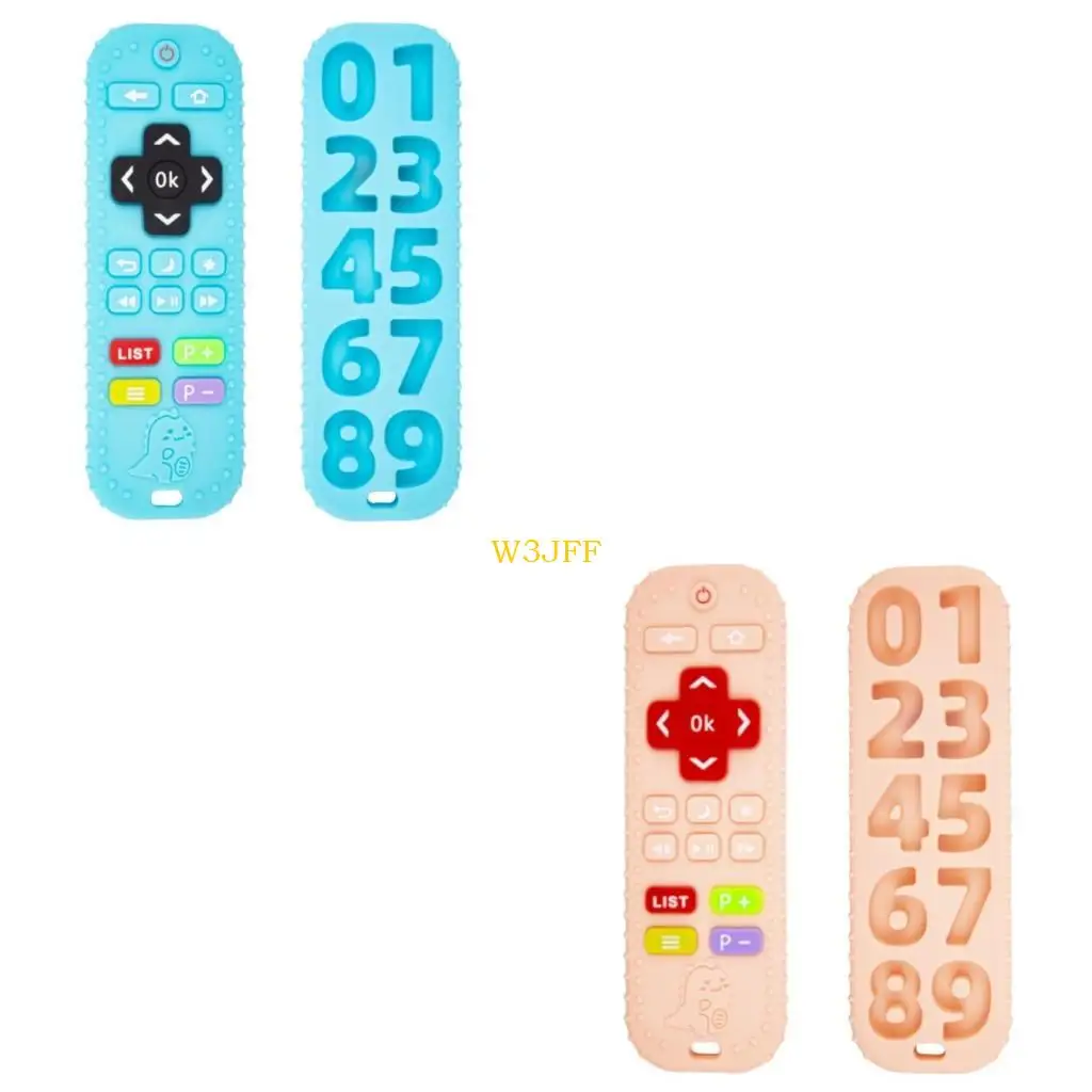 

W3JF Remote Control Teething for Babies BPA Baby Teethers Relief Toy
