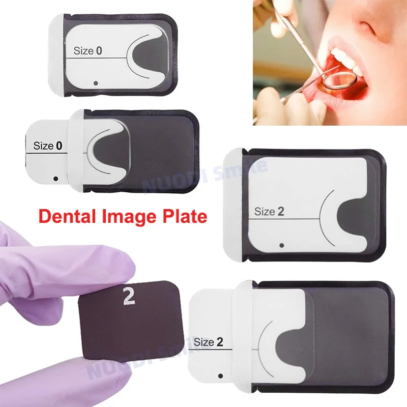 Dental Phosphor Plate PSP Oral Scanning Image Plate 0# 2# For Digital Dental Intraoral Imaging Plate Scanner Dentistry Materials
