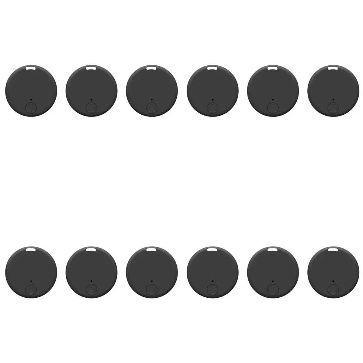 【VENTA RÁPIDA】Paquete de 12 rastreadores GPS para vehículos Buscador de llaves Rastreador GPS Mini rastreador GPS Rastreador GPS para mascotas Negro