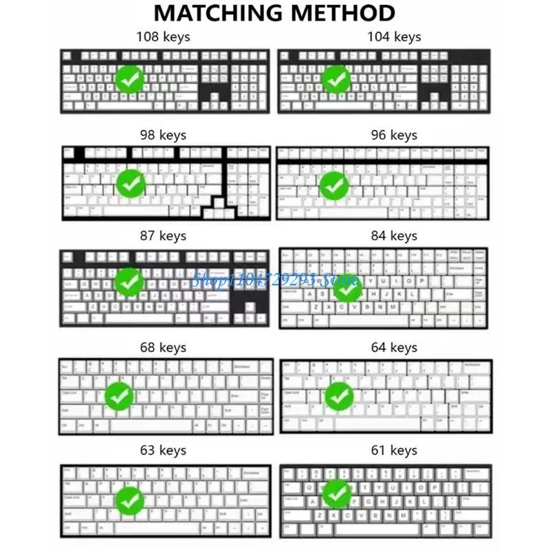 

Y2GD Mechanical Keyboards Keycaps 125Keys Kleins Blue PBT Original Profile Keycaps