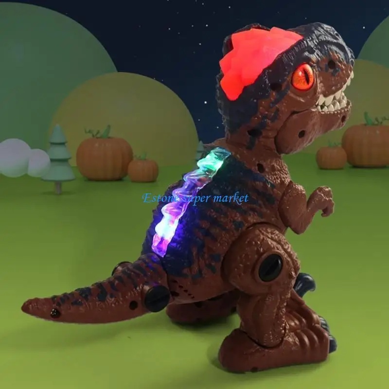 090B Tyrannosaurus Fai-da-te giocattolo ruggente per bambini elettronici giocattolo dinosauro interattivo