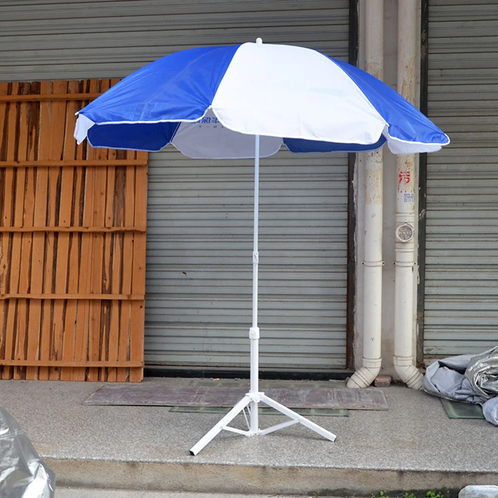 Porte-parapluie triangulaire en métal, base extérieure, support de parasol, support de plage, injecteur de sable solaire