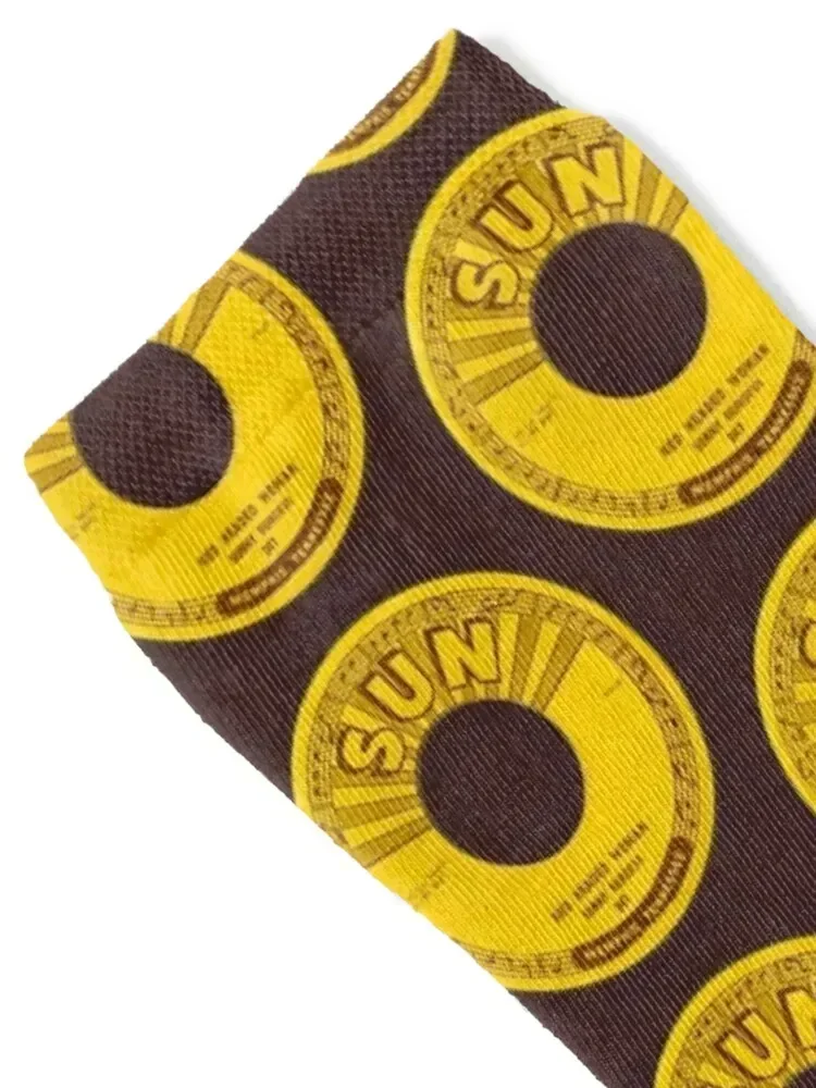 Sun Records 45 label Socks Non-slip cute Socks For Girls Men's