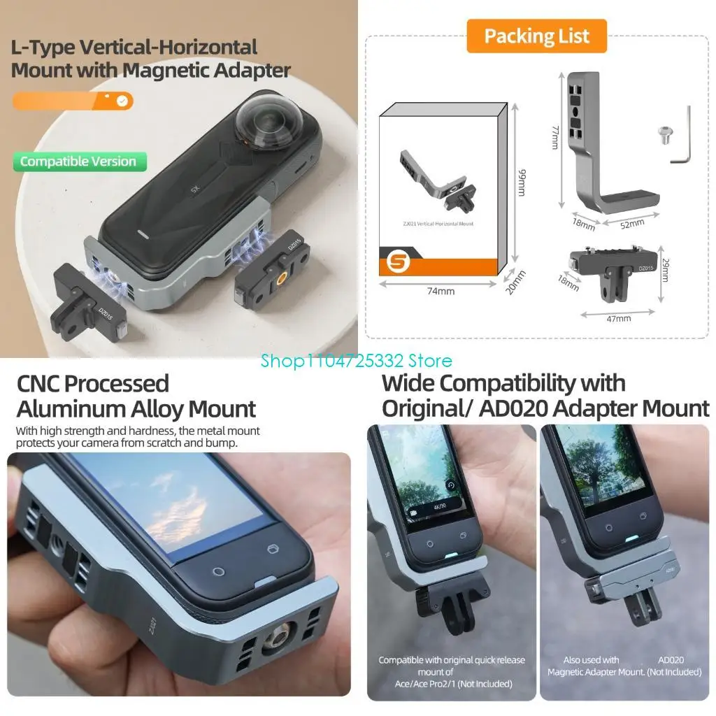 P5EA مستقر مغناطيسي قابلة للفصل قوس أنظمة تصاعد الكاميرا المختلفة #1