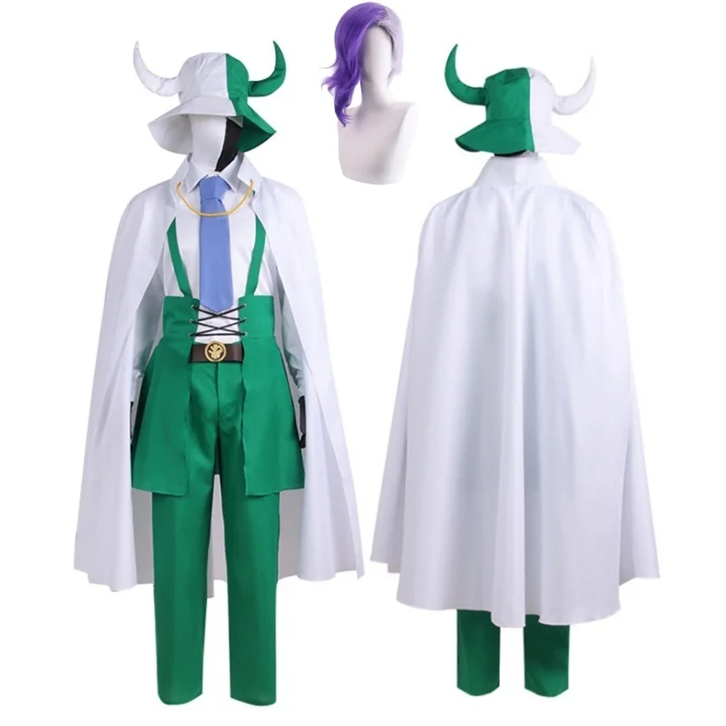 Page One Cosplay Costumes with Hat Page One Wig Adult Mens Shirt Pants Suits Halloween Carnival Outfits