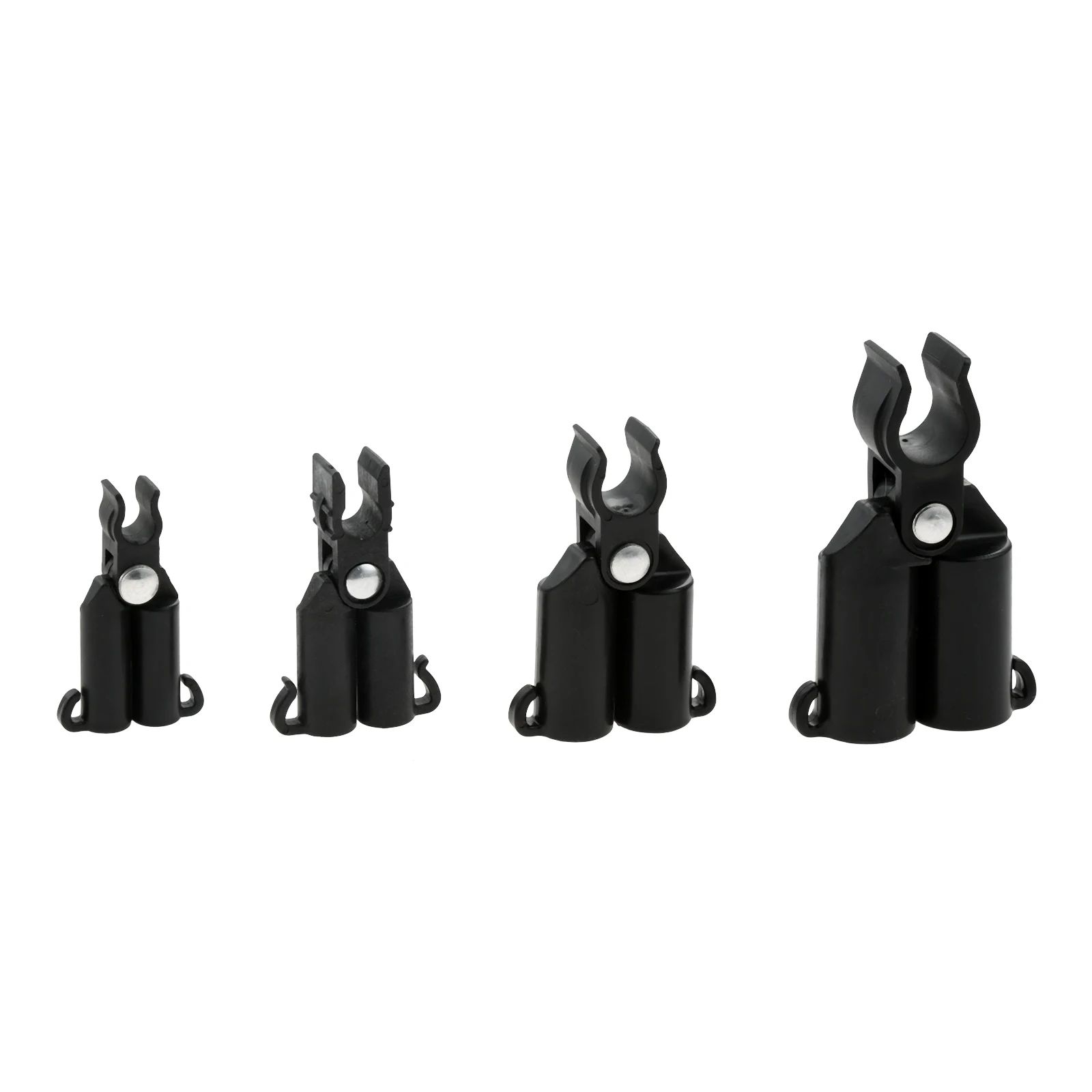 5pcs/set A-type Fixed Socket Clamp Plant Stake Connectors Greenhouse Bracket Pole Support Fork 8/11/16mm Plastic Garden Pillar