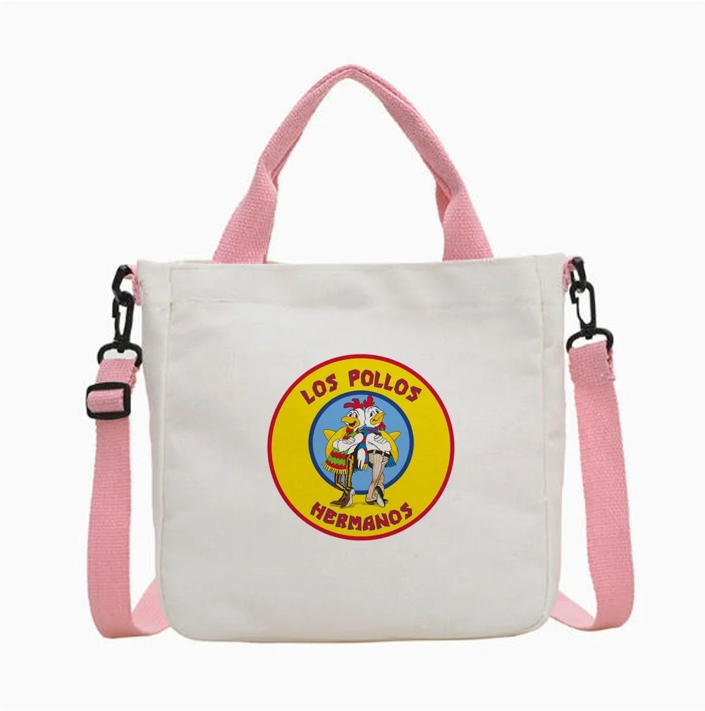 Breaking Bad Los Pollos Hermanos tote bag personnalisable torba na zakupy canvas  totebag shopping woman