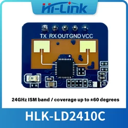 Hi-Link New Small Size HLK-LD2410C 5V 79mA High Sensitivity 24GHz Human Presence Status Sensor Radar Module Consumer Electronic