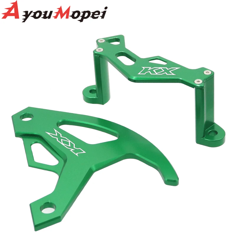 Dla KAWASAKI KX250 KX 250 2019-2021 KX250F KX 250F 2004-2018 Motocykl KX LOGO CNC Tylny zacisk hamulca Osłona osłony Zestaw ochronny — zdjęcie 3