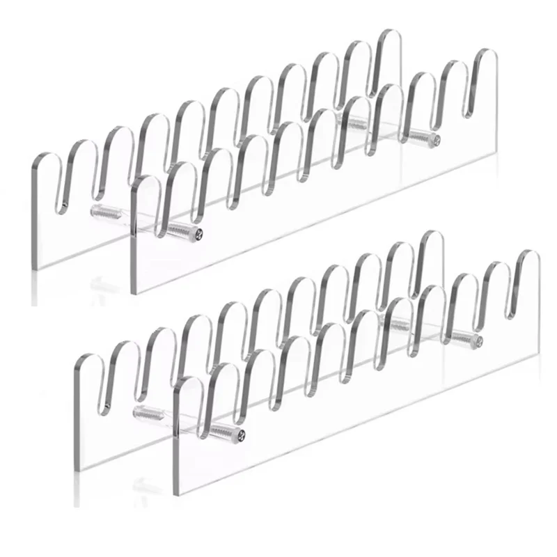 A68G-2Pcs Baseball Kappe Organizer Acryl Baseball Kappe Lagerung Multifunktionale Lagerung Box Neue