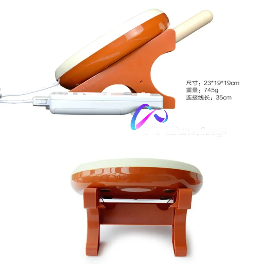 Taiko Drum For Wii Drum Sticks For Nintend Wii Console Controller Video Game Accessories