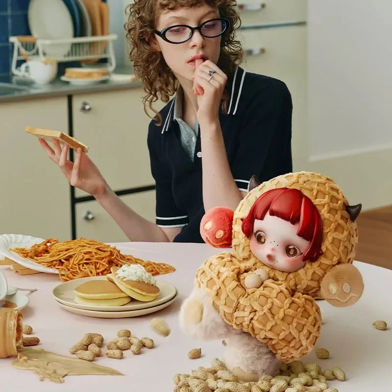 POP MART SKULLPANDA Znalezłeś mnie! Seria Pluszowych Zawieszek Mystery Box Oryginalne Blind Boxy Torebki Niespodzianki Figurki Ozdobne do Domu