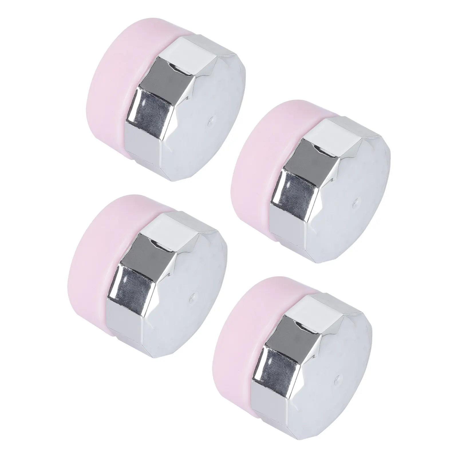 4Pcs 매니큐어 젤 병 빈 휴대용 여행 크림 로션 컨테이너 네일 접착제 스킨 케어를위한 리필 가능 플라스틱 병