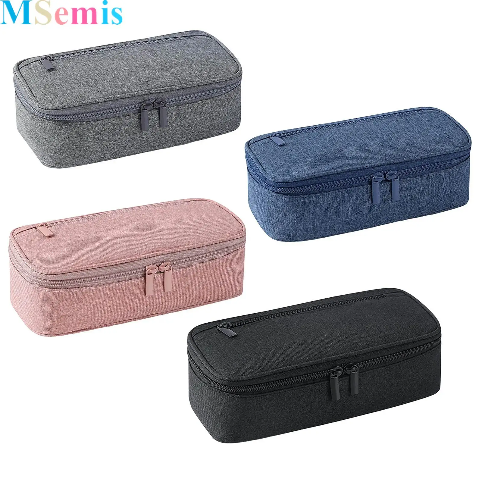

1Pcs Students Large-capacity Organizer for Stationery Solid Color Pencil Case Marker Case School Supplies for School Use