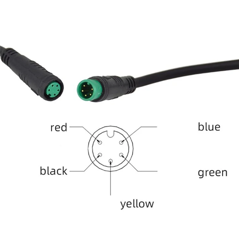 HOHO S866 Electric Bike LCD Display E-Bike Electric Scooter Display Meter Control Panel with Waterproof Plug