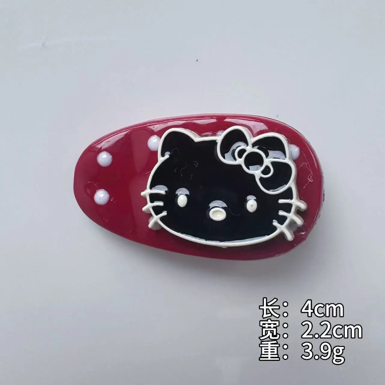 4 buah klip rambut HelloKitt lucu Sanrio klip jepit rambut pelajar hiasan kepala