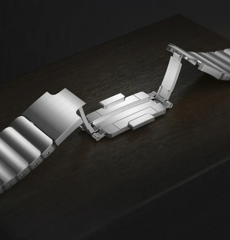 Pulseira de metal de 22mm para garmin forerunner 570 47mm/970 pulseira de aço inoxidável para amazfit equilíbrio/bip huawei watch GT4-5 pro 46mm