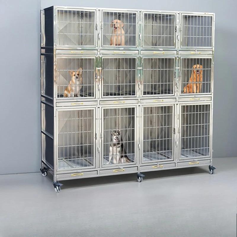pet store foster cage, pet hospital inpatient cage, multi-layer dog cage, isolation storage cage
