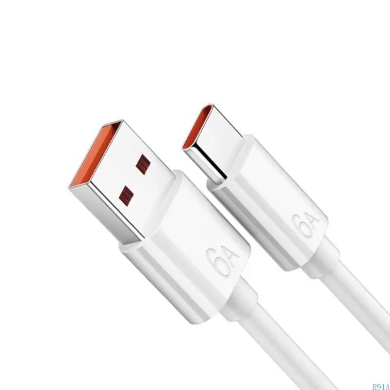 R91A 품질 USB C 코드 타입 C 컴퓨터 노트북 휴대 전화 용 데이터 케이블