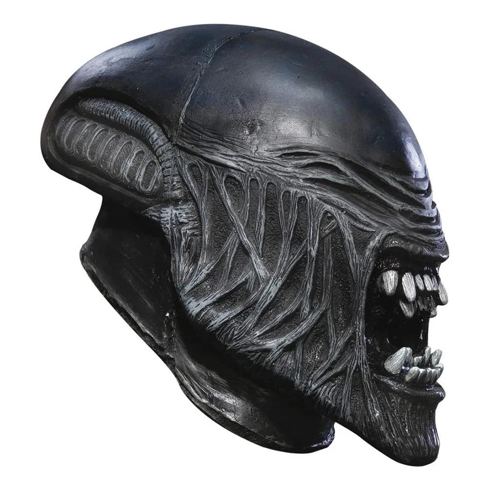 Alien Wars Iron Warrior Mask Black Iron Warrior Cosplay Latex Horror Helmet Party Carnival Costume Props