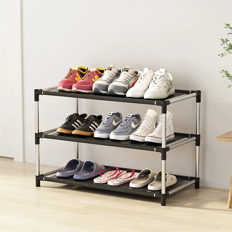 Shoe rack, multi-layer, simple entrance, dust-proof, household, economical shoe cabinet, dormitory, storage rack for storage