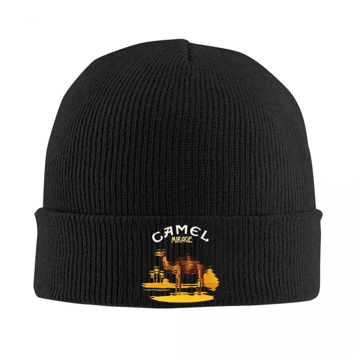 Camel Mirage Rock Band Knitted Caps Women's Men's Beanies Winter Hats Acrylic Warm Melon Cap