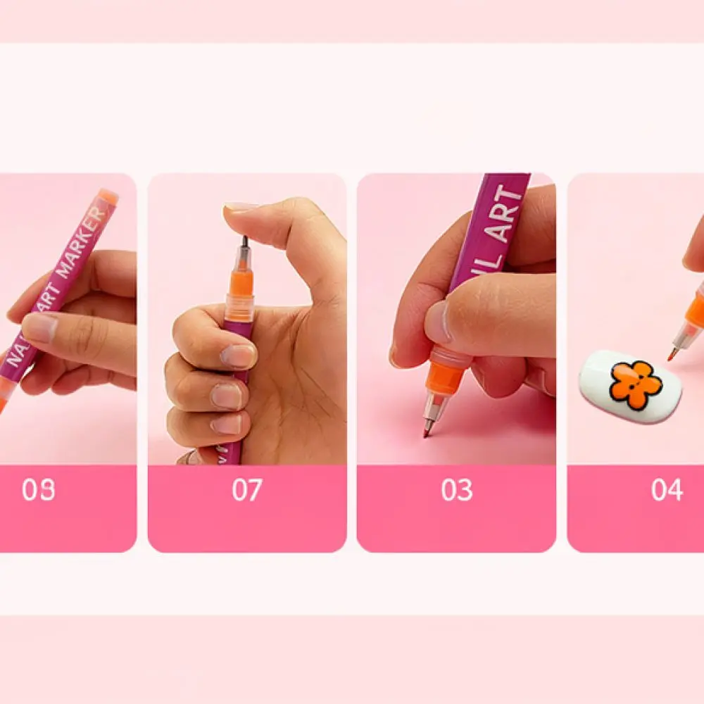 Nail Design Graffiti Pen For Letu Manicure Art Tool Fine Tip Painting Liner Quick Drying Drawing DIY Polish Accessory