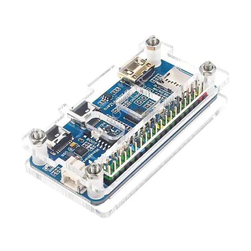 Base de placa de desenvolvimento RP2040-PiZero em Raspberry Pi RP2040 16MB Flash 264KB SRAM opcional com caixa/opcional com jogo de 1,3 polegadas