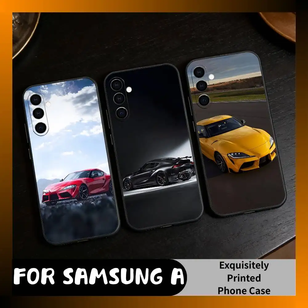 

GR Supra A90 MK5 Phone Case For Samsung Galaxy A73,A72,A71,A70,A52,A51 Others Soft Black Cover