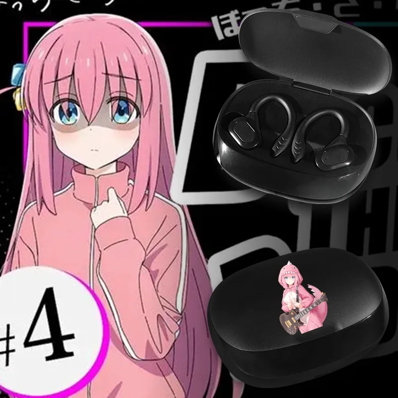 

Anime BOCCHI THE ROCK!Theme Earbuds Gotoh Hitori Bluetooth Earbuds Wireless Noise-Cancelling Cosplay Doujin Gifts