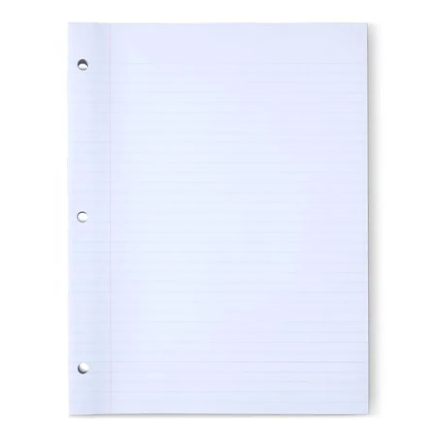Loose Leaf Paper, College Ruled Reinforced, 150 Sheets, 11