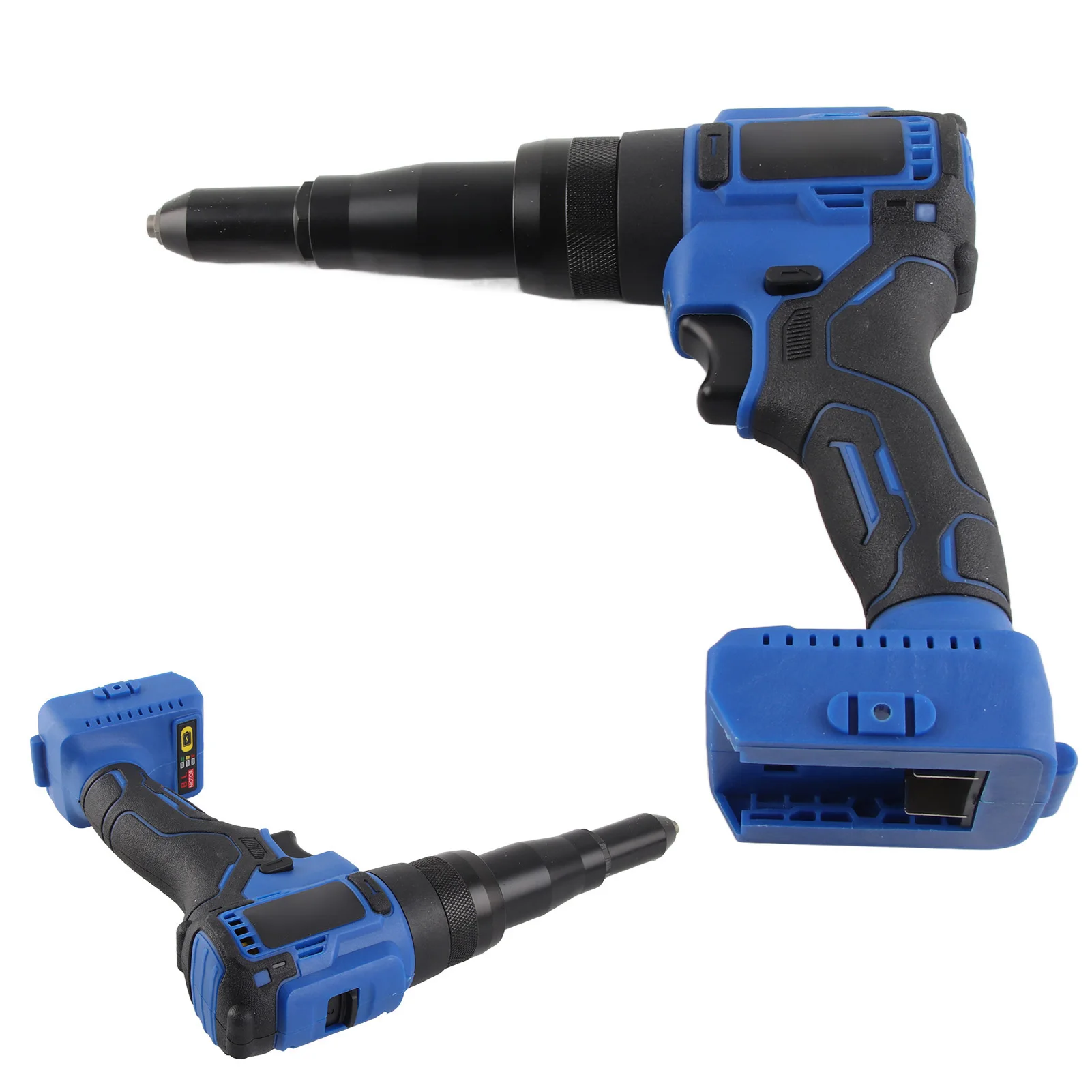 เครื่องตอกหมุดอัตโนมัติแบบไม่มีแปรง ชุดปืนตอกหมุดไร้แปรงถ่าน เครื่องมือตอกหมุดไฟฟ้าอัตโนมัติเต็มรูปแบบพร้อมแบตเตอรี่