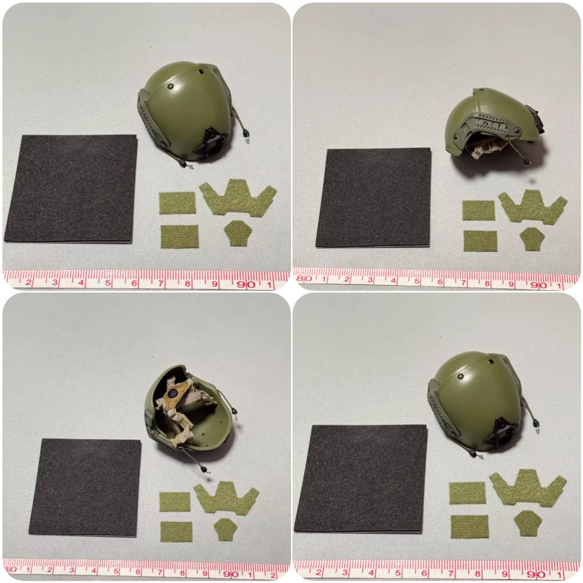 

1/6 EASY&SIMPLE ES 06045 Version A Version F Helmet Toys Model PVC Material Not Real Accessories For 12" Figure Doll Collect