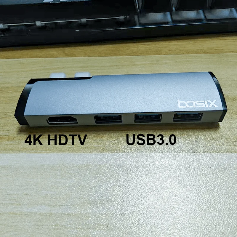 USB C Hub for MacBook Pro/Air M1 M2 Thunderbolt 3 PD USB 3.0 HDTV Reader Type C Adapter Compatible with 2024-2020 Models