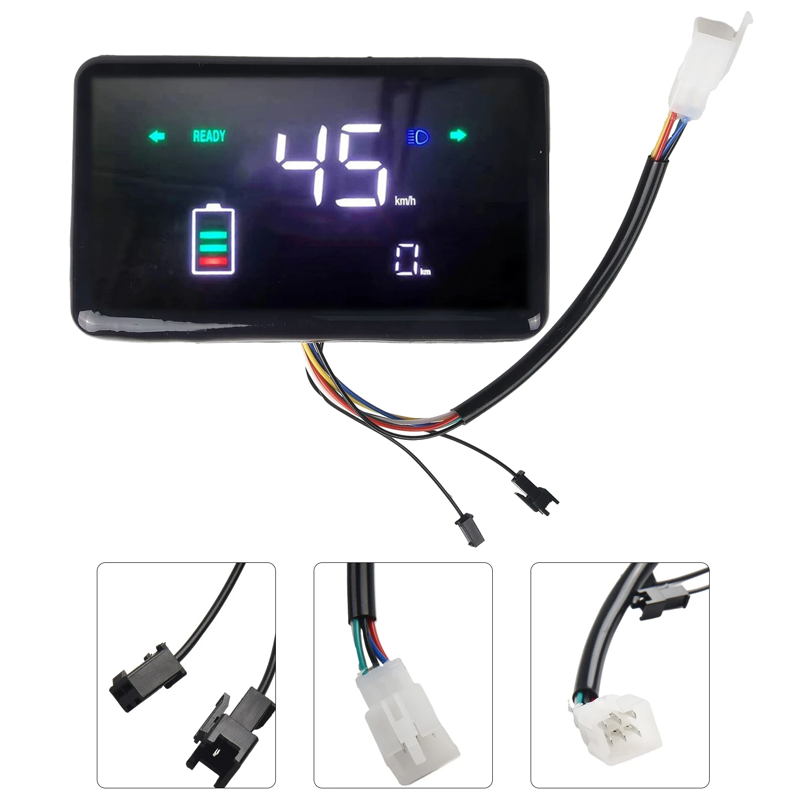 Pantalla LED para vehículo eléctrico, velocímetro de motocicleta, 48-72V, triciclo eléctrico, bicicleta eléctrica, Panel de instrumentos Digital, piezas de bicicleta