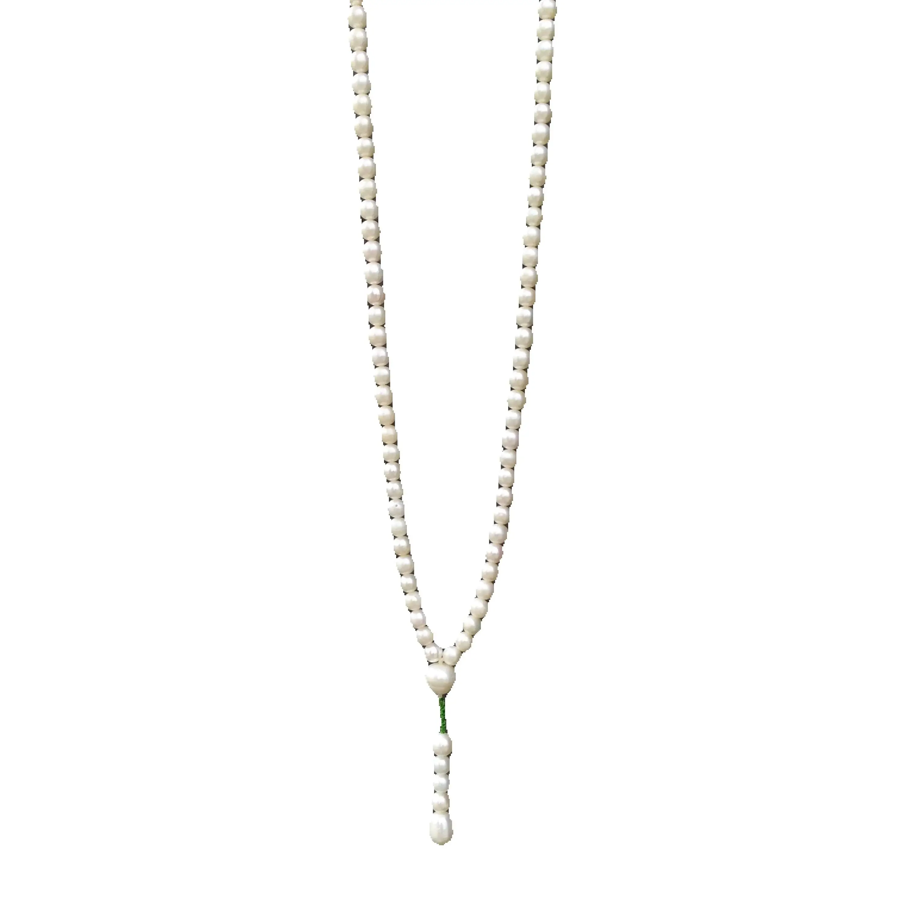 

Beautiful Design AAA NATURAL south sea White PEARL NECKLACE Pendant Each Pearl hand-knotted