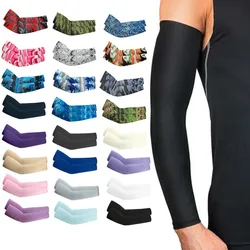 Unisex Cooling Arm Sleeves Elbow Cover Cycling Run Fishing UV Sun Protection Outdo Women Cool Arm Sleeves 2024