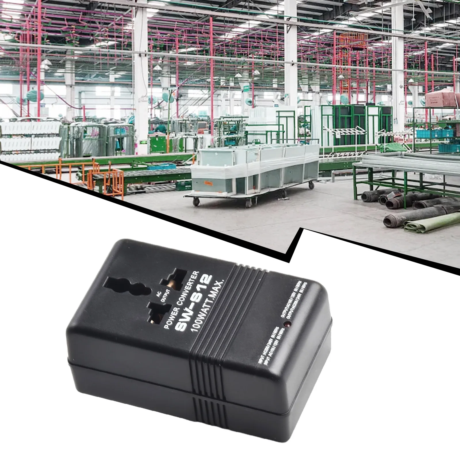 Step Up Down Voltage Converter Transformer 100W Dual Voltage Output Input 110V 120V to 220V 240V for Appliance Use