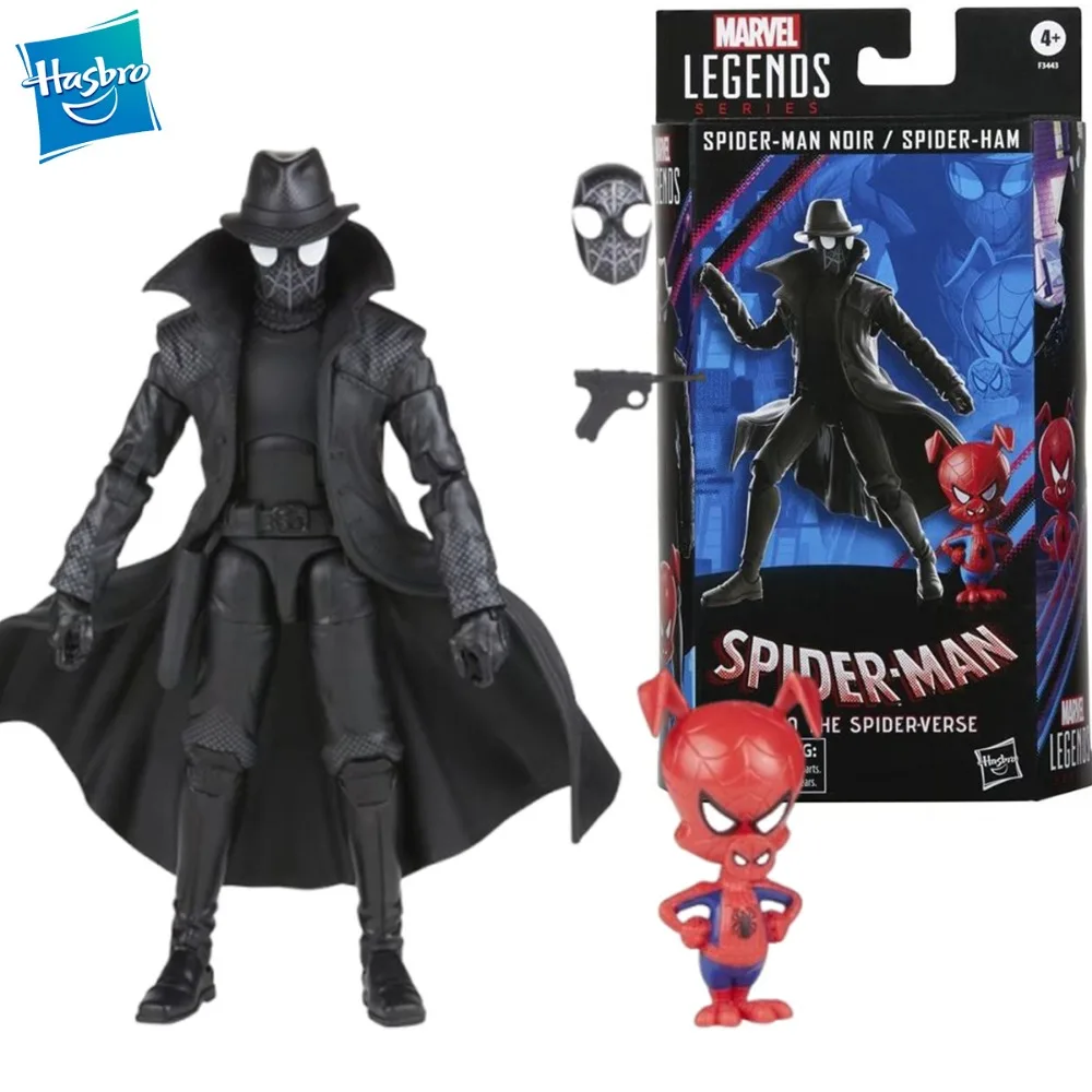 

Original Hasbro Marvel Legends Series Spider Man Spider Man Noir Spider Ham Anime Figure Toys Doll Collection Model Hobby Gifts