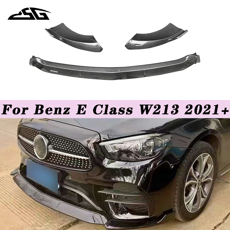 

Передний бампер из углеродного волокна для Mercedes Benz E Class W213 E260 E300 E350 2021