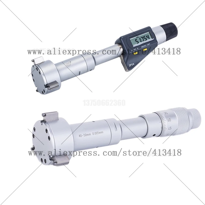 Xibei Digimatic Holtest 20-25mm 25-30mm 30-40mm 40-50mm 0.001/0.005mm Three-point Internal Micrometers inside micrometer 468-168