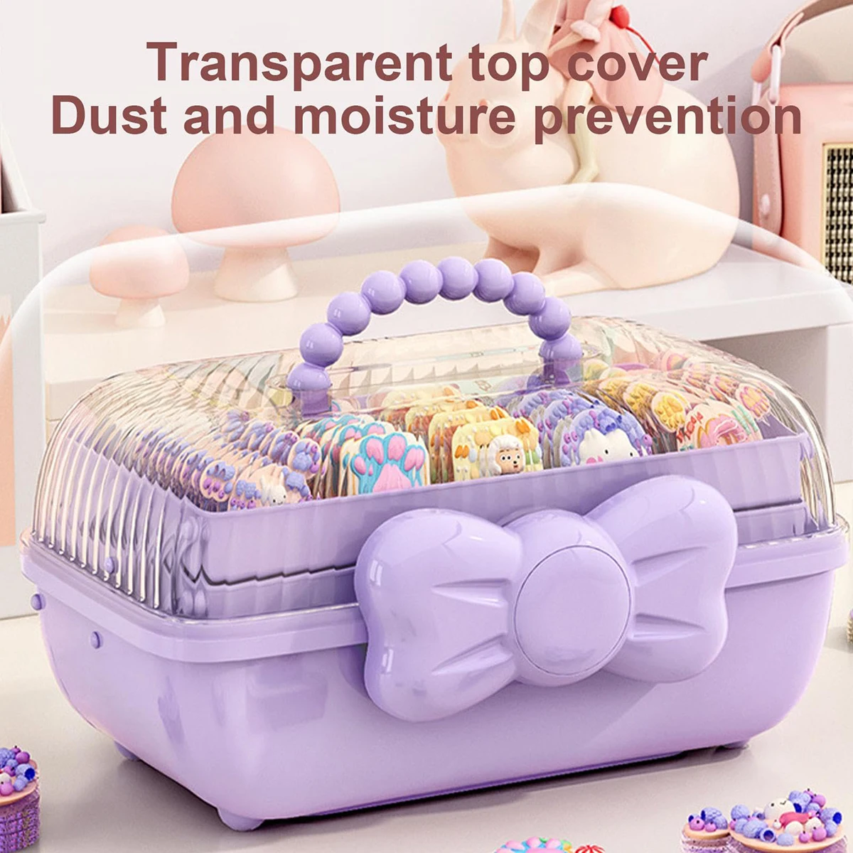 

Jewelry Box Organiser Jewelry Storage Box Women Ring Necklace Display Holder Children's Toy Case Organizers Storage Accessories