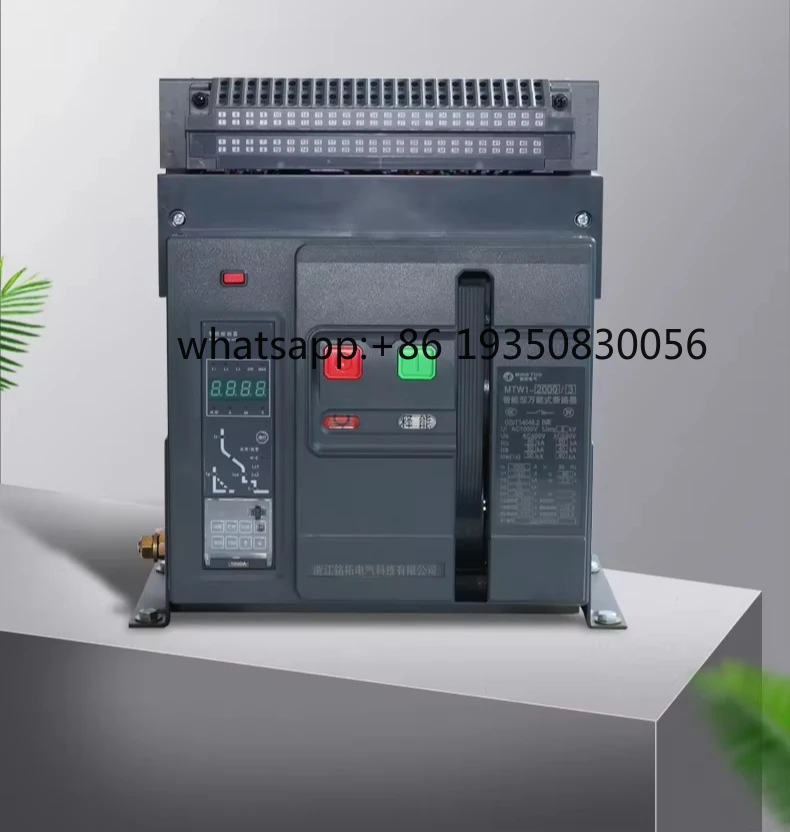 Factory Direct Low Voltage ACB W1-6300 3 Pole 4 Pole Air Circuit Breaker for Overload and Short Circuit Safety