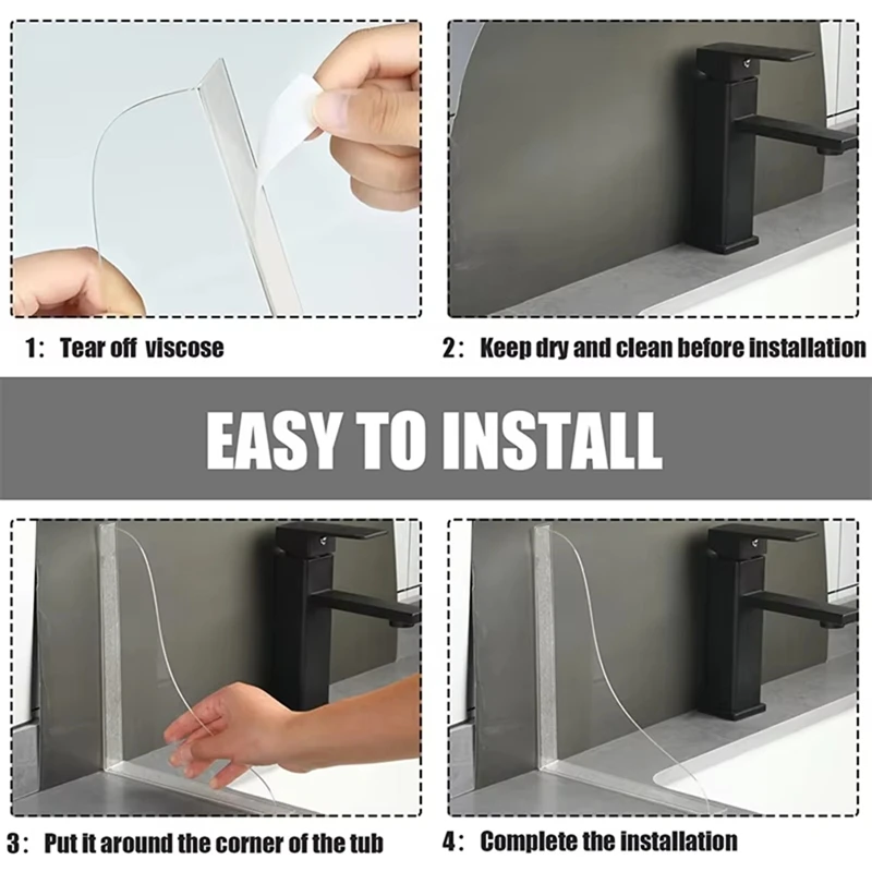 LICE-دش سبلاش الحرس 2 قطعة سميكة الحمام حمام حوض سبلاش الحرس الاكريليك حوض ركن الحرس دش حوض الاستحمام الحرس