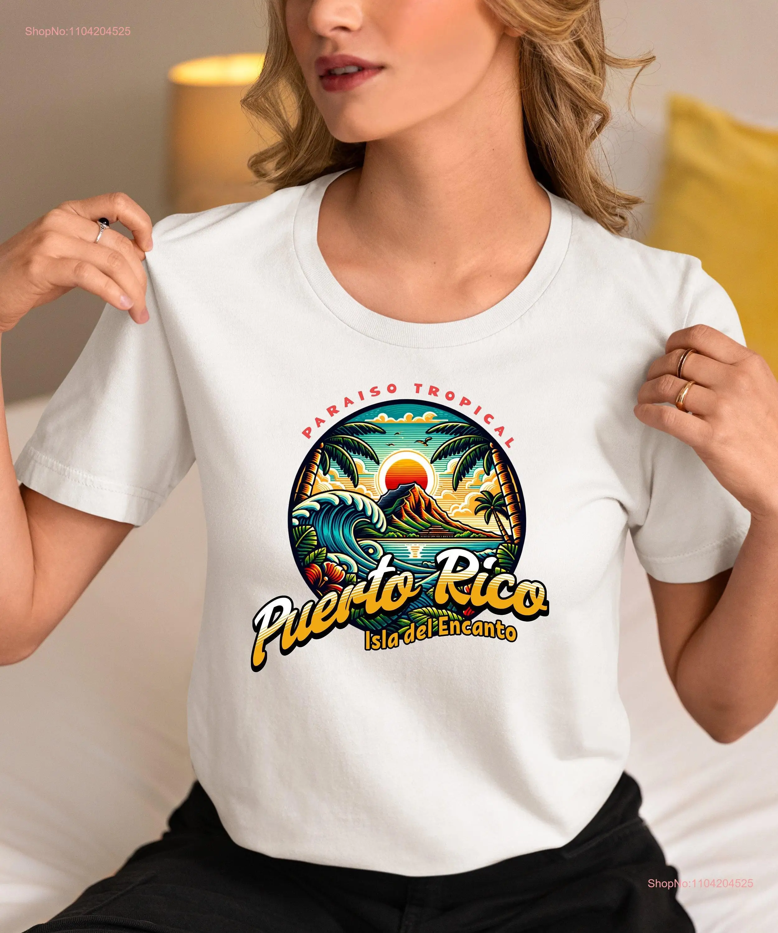 Vintage Puerto Rico T Shirt Retro Island Boricua Vibes Rican Heritage Isla del Encanto Paraiso Tropical