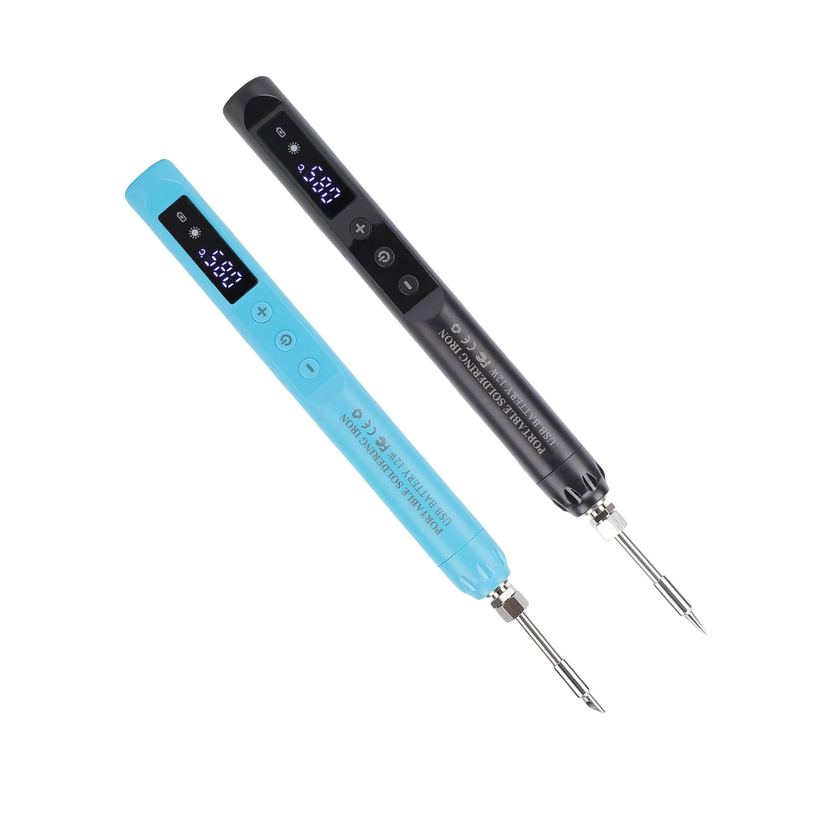 

Беспроводной паяльник с ЖК-экраном, перезаряжаемый через USB-C, 200-450 Вт ℃ Регулируемая температура, автоматический режим сна для ремонта электроники