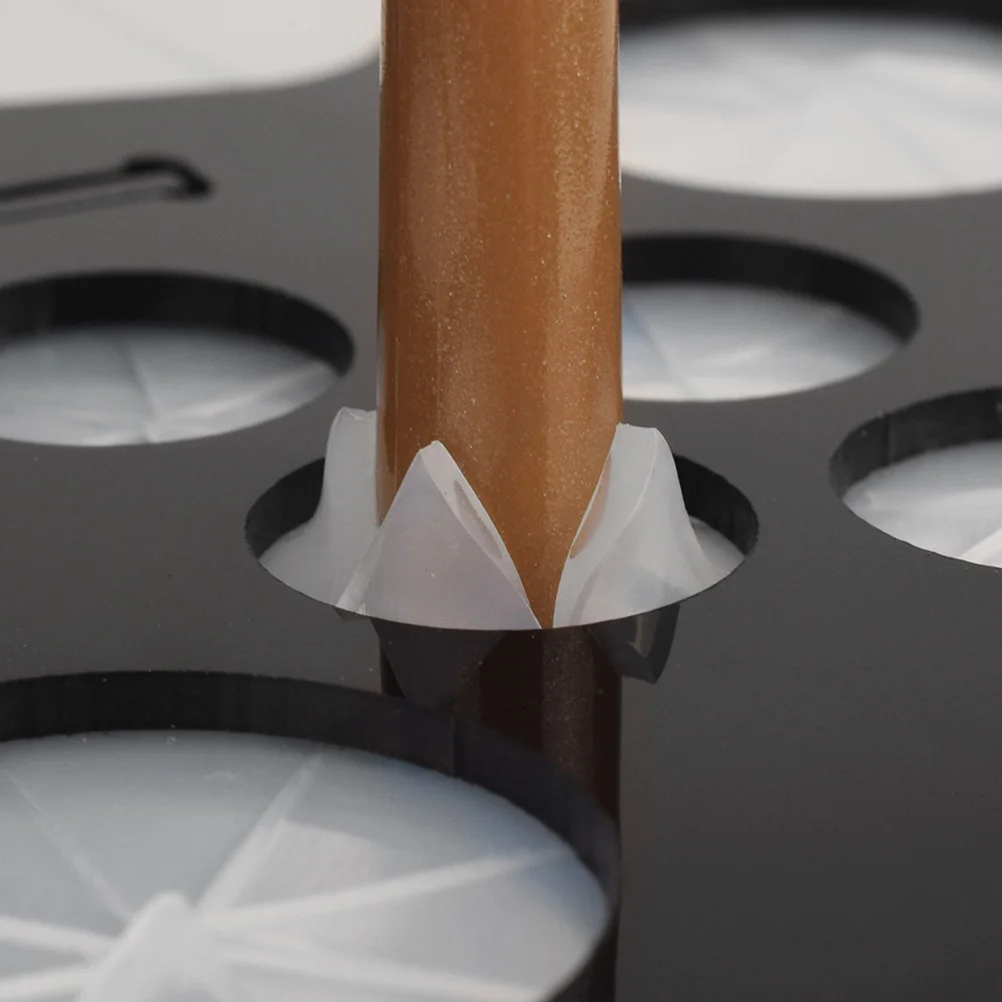 

1Pcs Makeup Brush Drying Rack 14 Holes Black Multifunction Brush Holder Organizer Stand for Makeup Tool Storage