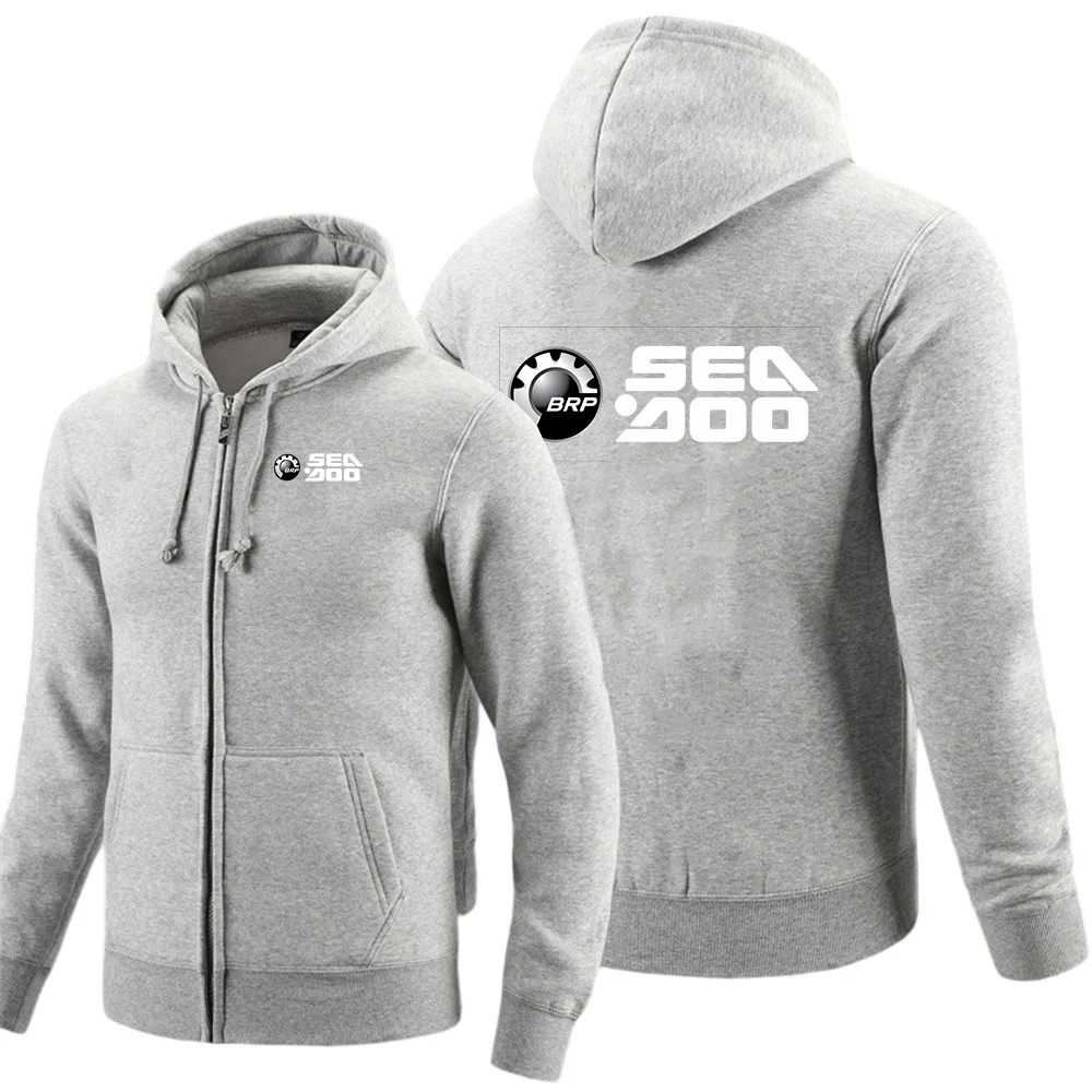 High-end Luxury Classic Zipper Coat BRP Sea Doo Seadoo Moto Logo Print 2026 Spring And Autumn Men's Popular Hoodies Jacket view 5