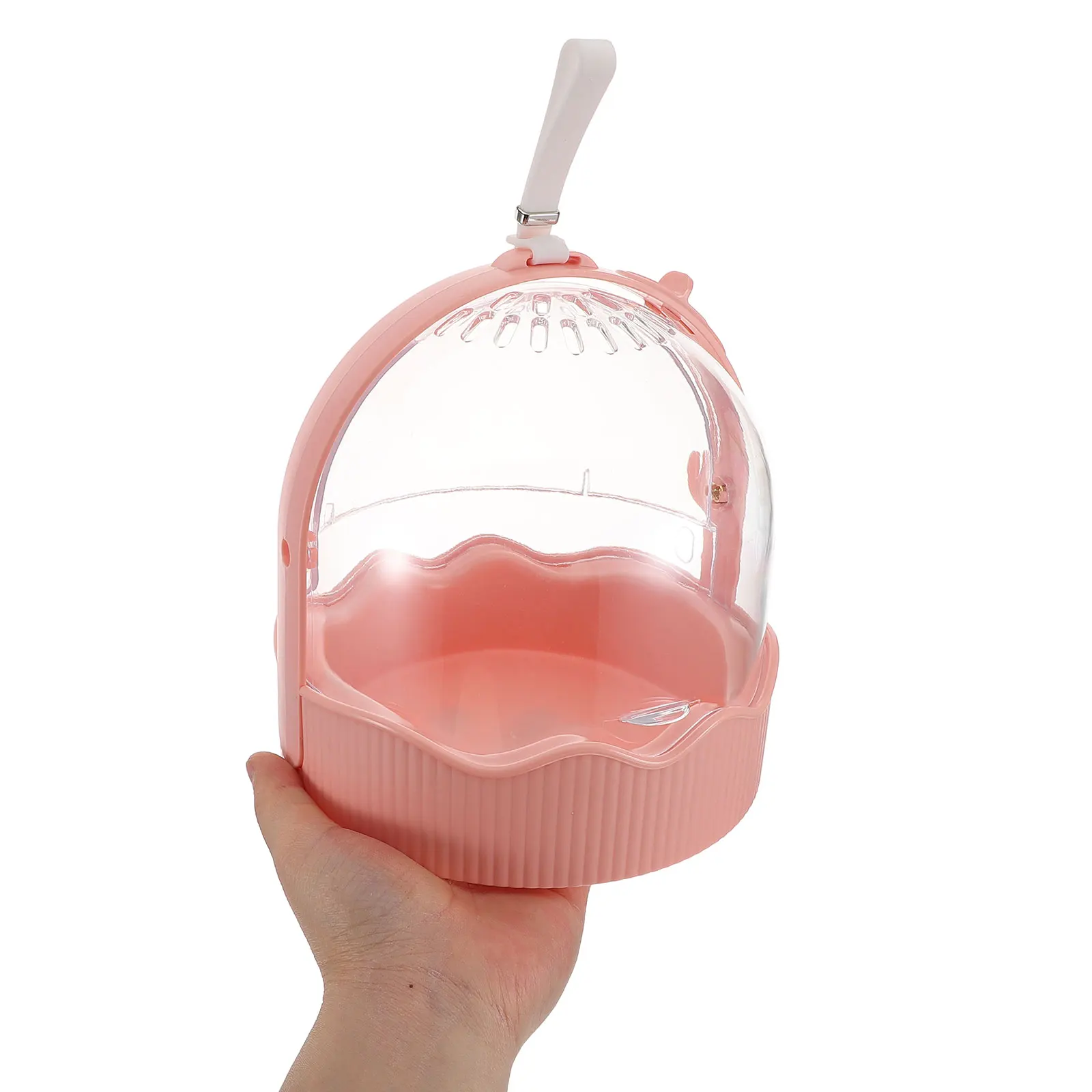 

Portable Pet Small Animal Travel Bag Plastic Outdoor Rabbit Travel Cage Cage Ideal for Bunny Rabbit Bird Takeaway
