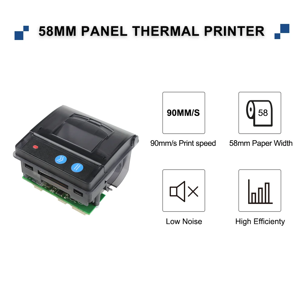 Cheap 58mm  CSN-A1K thermal mini panel receipt printer with best price for measureing equipment